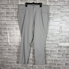 Puma Jackpot 5 Pocket Light Gray Performance Stretch Golf Pants Mens 36 x 30