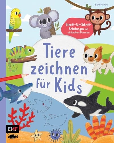 Tiere Zeichnen FüR Kinder: 100 Schritt-FüR-Schritt Anleitungen, Malbuch-image