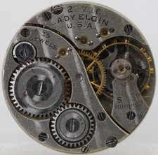 LADY ELGIN 20710144 GRADE 444, 10/0s 15j WATCH MOVEMENT, FOR REPAIR (NH)