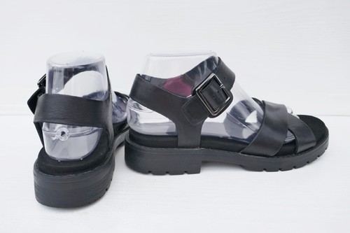 CLARKS ORINOCO CROSS BLAC LEATHER/LEATHER LINED ANKLE STRAP SANDALS UK 5D RRP£70 - Picture 10 of 14