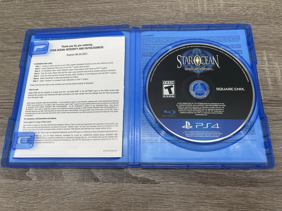 Star Ocean: Integrity and Faithlessness (Sony PlayStation 4, 2016) - Image 3 of 4