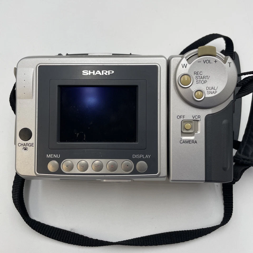 Sharp VL-AH131H Hi-8 Viewcam Camcorder Boxed with Tapes & Charger - Working  K12 - Image 3 of 4