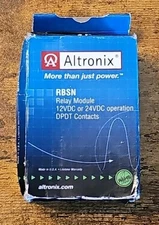 Altronix RBSN Relay Module 12/24VDC, DPDT Contacts New!