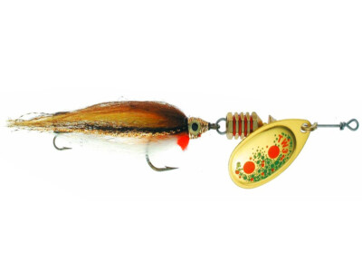 Mepps Aglia TW Streamer Gold #1 #2 #3  Köder Spinner Hecht Barsch Forelle