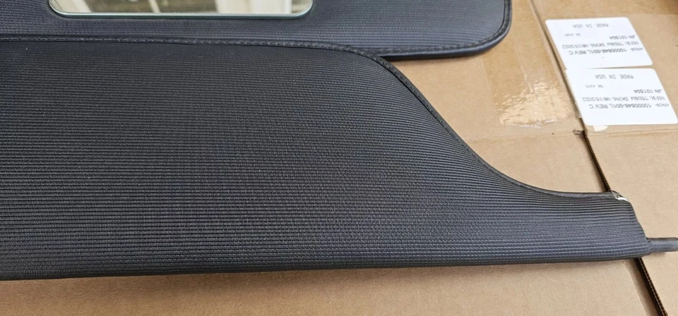 Cadillac DeVille 1965 1968 negro parasol parasol diestro derecho/original/espejo Foto 4 de 4