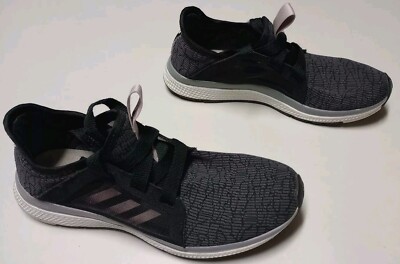 Adidas Womens Edge Lux B37093 Black Running Shoes Sneakers Size 9