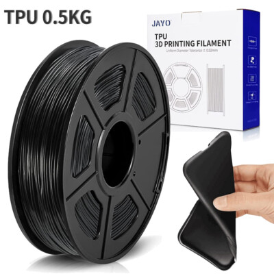 JAYO 500G TPU 95A Flexible Filament Black FDM 3D Printer