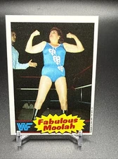 FABULOUS MOOLAH 1985 Topps WWF Pro Wrestling #13 Fresh Pull From Sealed Case