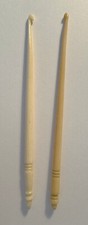 2 Vintage Celluloid Crochet Hook - Unbranded or Sized