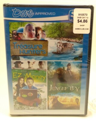 Lil' Treasure Hunters / EZ Money / Jungle Boy (DVD, varies) New & Sealed! Dove
