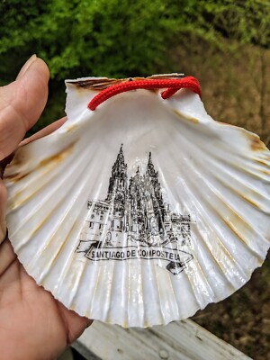 Camino de Santiago Shell w/Cathedral of Santiago de Compostela/ St James/The Way