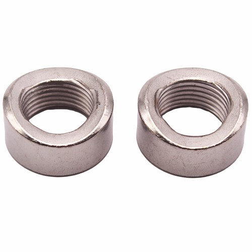 2PCS O2 Oxygen Sensor Curve Notched Nut Bung M18 X 1.5 Threads Mild ...
