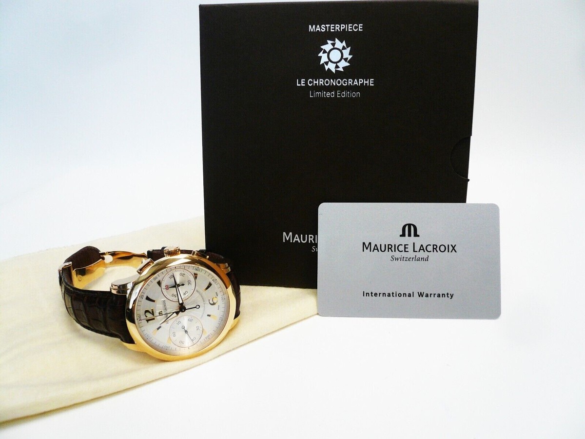 Maurice LaCroix Masterpiece Le Chronographe 18K Gold ref MP7008