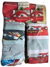Vintage Disney Pixar Set Bed Sheets Cars 2. 20 In. X 30in. 51Cmx76Cm 