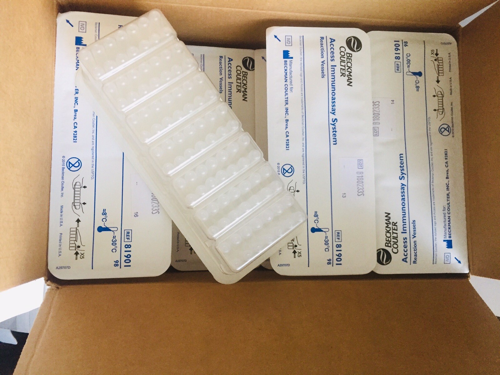 BECKMAN COULTER Access Immunoassay System (REF 81901) Reaction Vessels