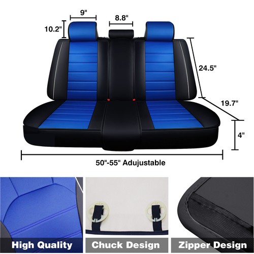 For Honda CR-V CRV 5 Seat Full Set Car Seat Covers Leather Front Rear Protectors - Picture 39 of 142