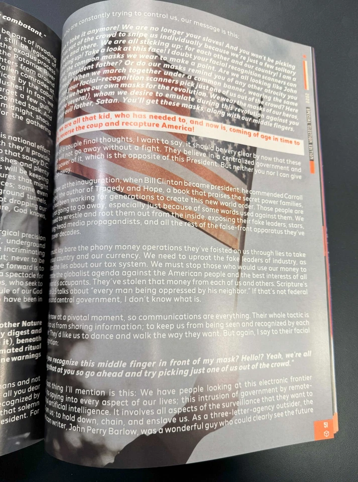 Kid By The Side Of The Road. 2020 Special Election Édition. NEW. Juan O Savin. - Image 4 of 4