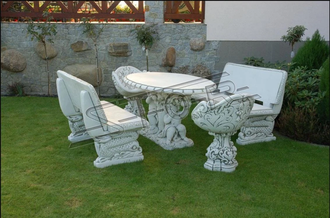 Stone garden chair deals