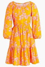 J. Crew Factory Bird Of Paradise Tropic Scoopneck Dress NWT Sz 2