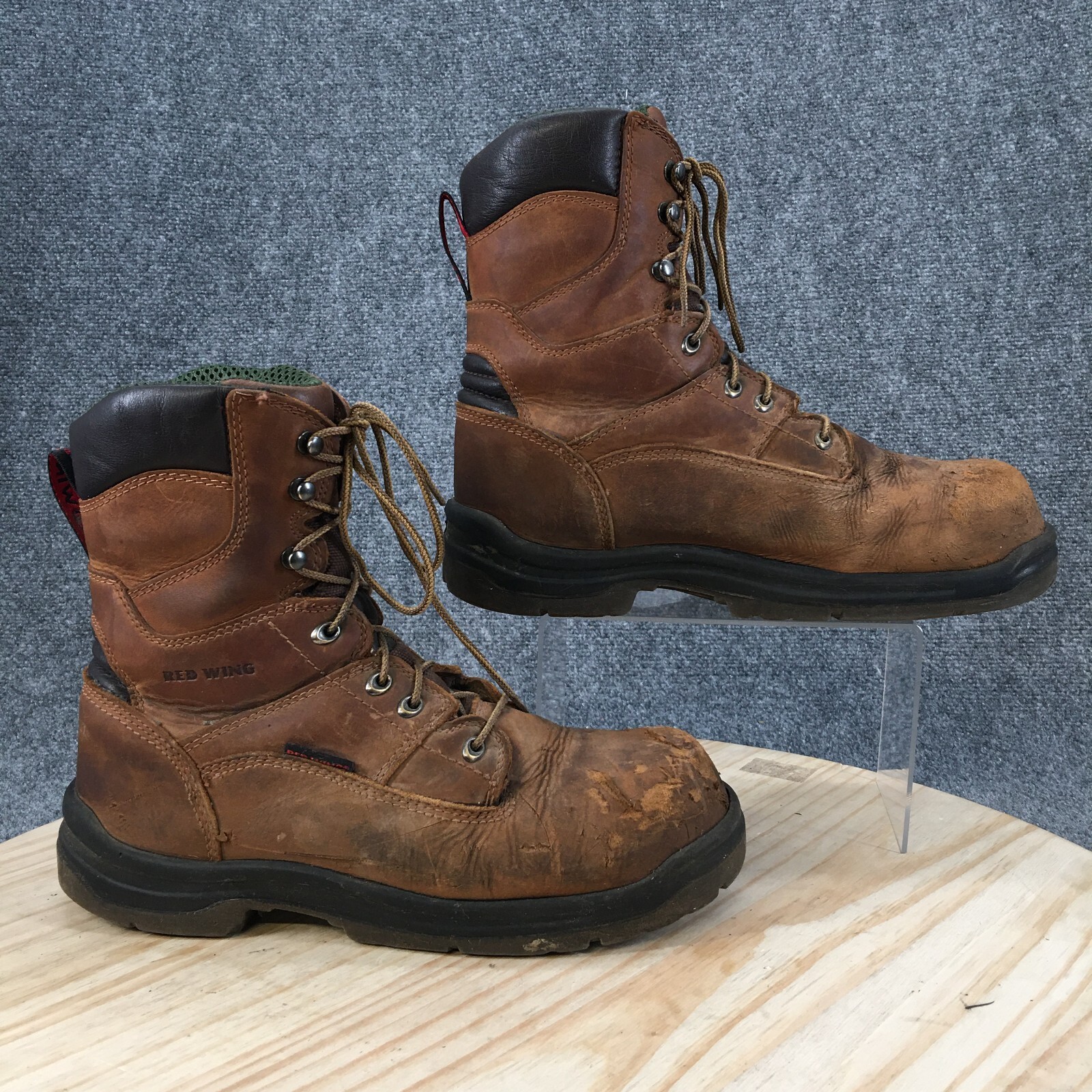 10 inch lace up boots