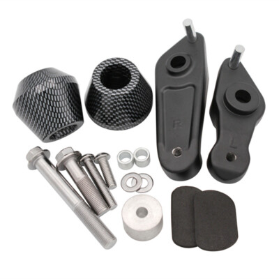 R1 Concepts Car & Truck Parts & Accessories No-Cut Frame Slider Protector For Yamaha YZF-R1 (2004-2006) In Carbon Look Yamaha YZF Motorcycles - Foto 2