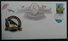 2009 Australia Songbirds FDC ties $1.65 stamp cd Birdwood SA w Badge