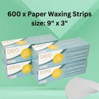 3" x 600 Paper non woven epilating waxing strips body legs professional salon