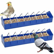 1Pc Poultry Trough Feeder Cup For Pet Pigeon Food Poultry Supplies Storage Feed◈