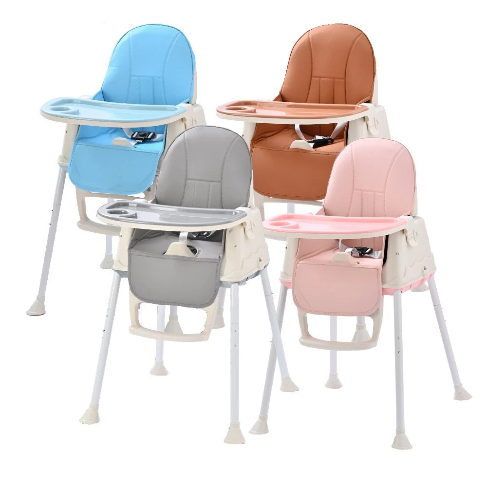 Baby High Chair Toddler Feeding Seat Foldable 2 Heights Removable Tray
Opens in a new window or tab