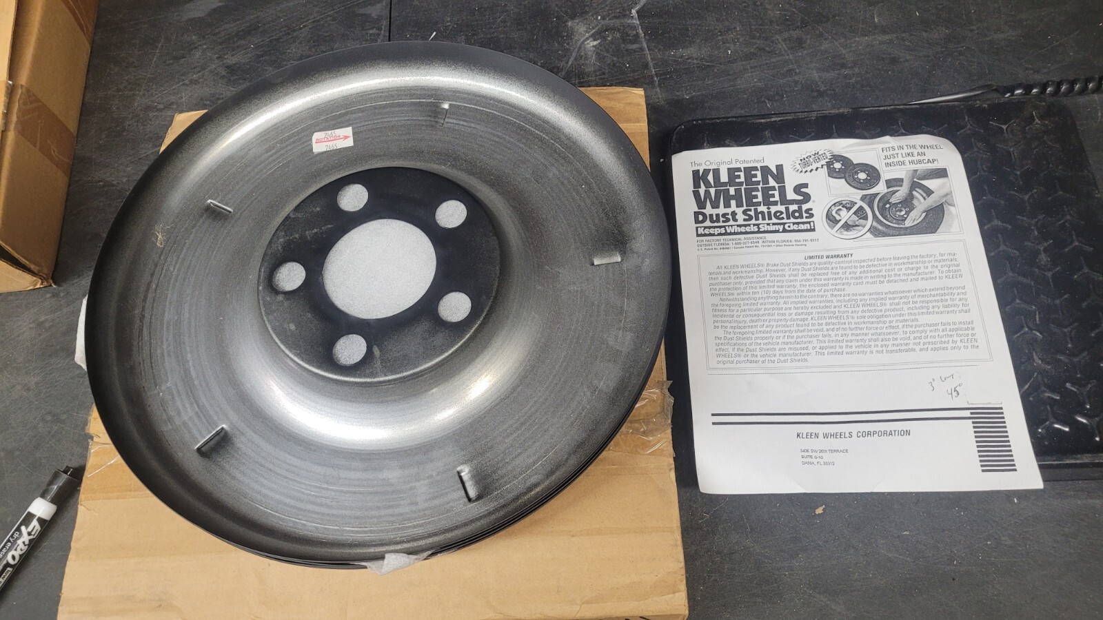 Set of 4 Kleen Wheels 2465 Brake Dust Shields eBay