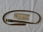 Vtg Soviet Trouser Belt 1987 USSR Surplus Russian Heavy Duty Clothing Mens Khaki