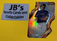 2021 Bowman’s Best Benny Montgomery Heatwave Diecut Insert Colorado Rockies