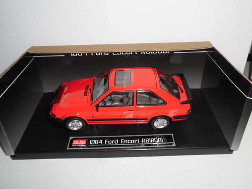 SUN STAR. SUN H4996R. FORD ESCORT RS 1600i, 1984 SUNBURST RED. RHD. 1:18 . NEW. - Picture 2 of 19