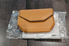 Coach Vintage Leather Coin case purse wallet natural color