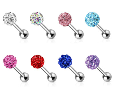 Boucles D'oreilles Cartilage Helix Tragus, 1 Pièce, Barre En Acier - Foto 8