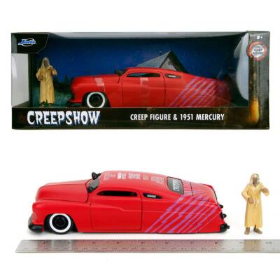 10周年限定品 1/24Jada toys 51'MERCURY 1951 Mercury, Purple with Black Flames - Jada Toys 32305/4