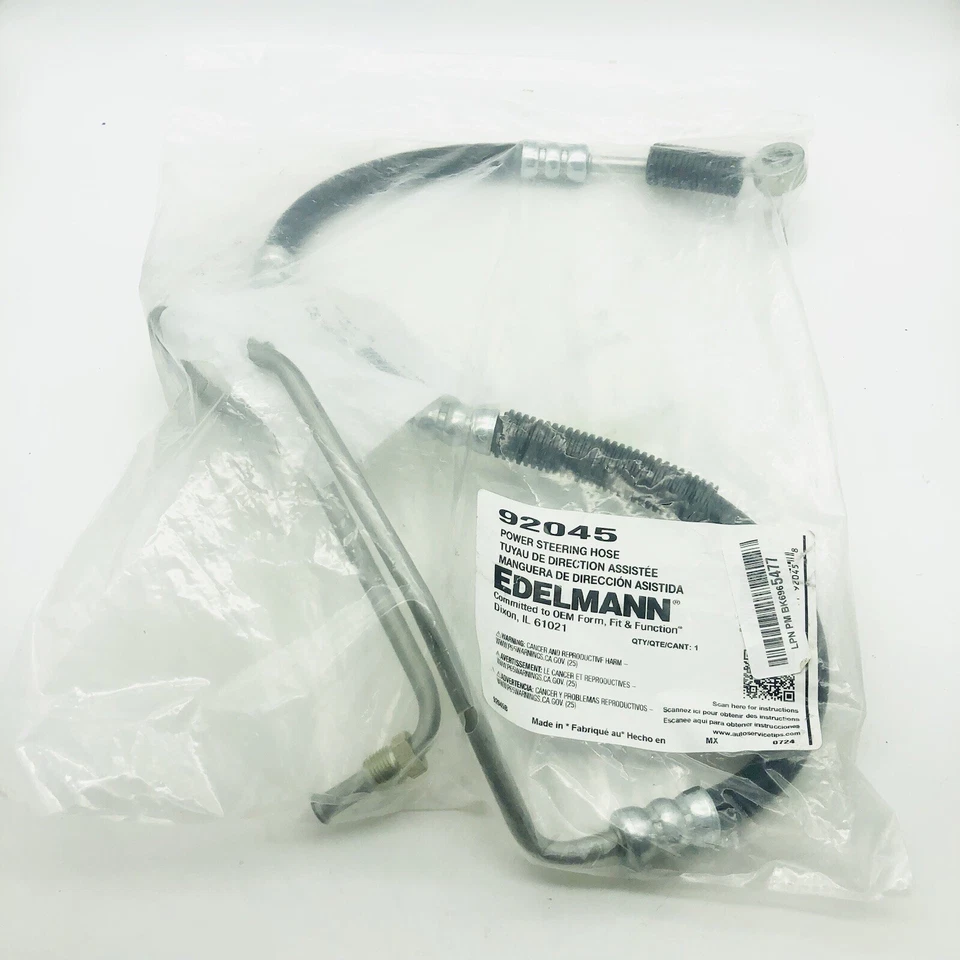 Manguera de presión de dirección asistida Edelmann 92045 para Toyota Corolla Ford Super Duty Foto 2 de 3