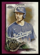 Trea Turner /199 2022 Topps Allen and Ginter Chrome Magenta Refractors #115 SP