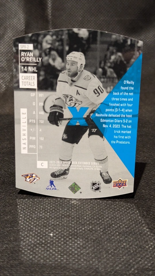 2023-24 Upper Deck Extended Series - SPX-2 Ryan O'Reilly - SPX Holoview - Image 2 of 2