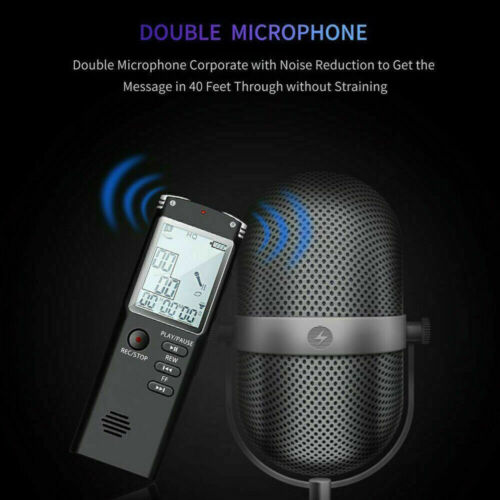 Mini Spy Digital Audio Recorder Voice Activated Dictaphone Mp3 Lecture Recorder - Picture 5 of 14