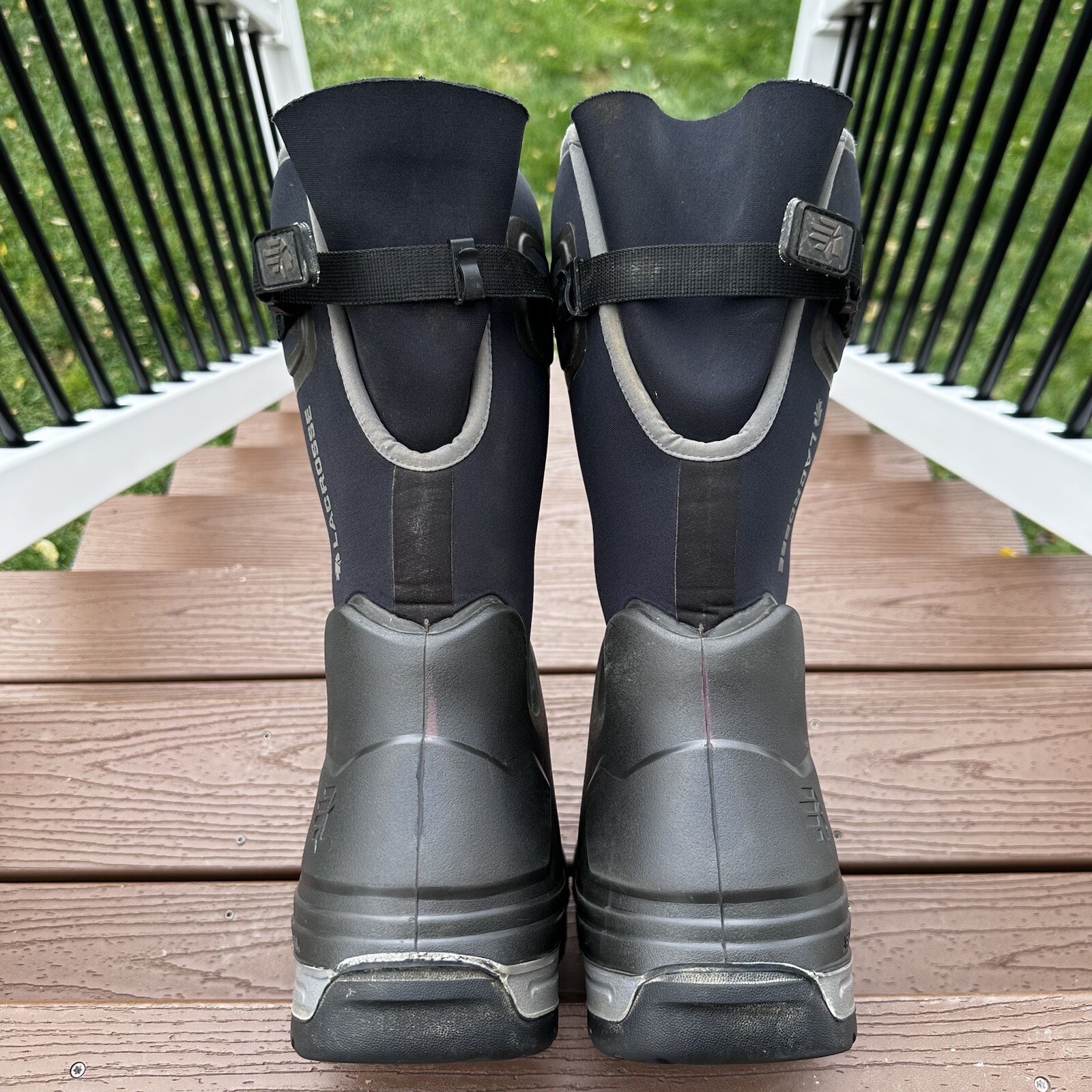 Lacrosse Aero Insulator Polyurethane Outdoor 14” Boots Black Gray Men’s