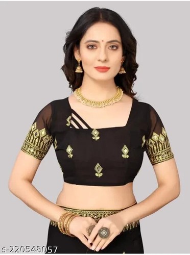 EMBROIDERY MIRROR SAREE - Picture 8 of 20