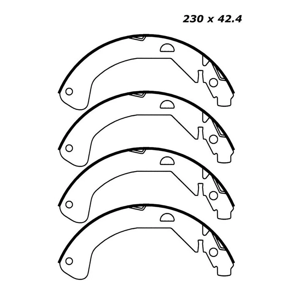 Juego de 2 pastillas de freno y zapatas de freno de cerámica delanteras + traseras centradas para Chevrolet HHR Foto 3 de 4