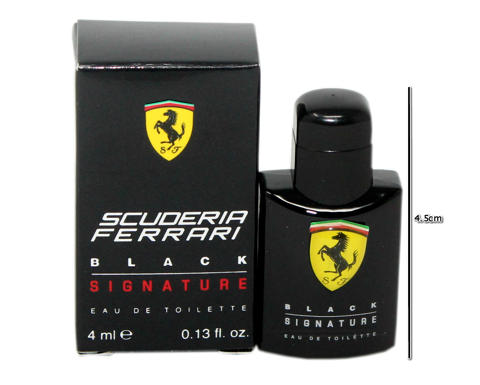 Ferrari Black Signature EAU DE TOILETTE Mini Cologne for Men