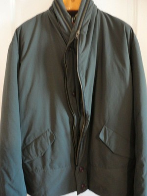 Green Shawl Collar Coat Jacket 