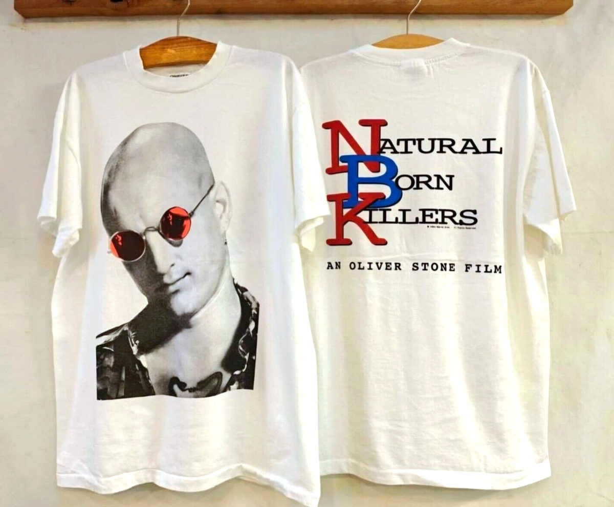 Vintage Natural Born Killers Shirt L Movie Reprint Oliver Stone 