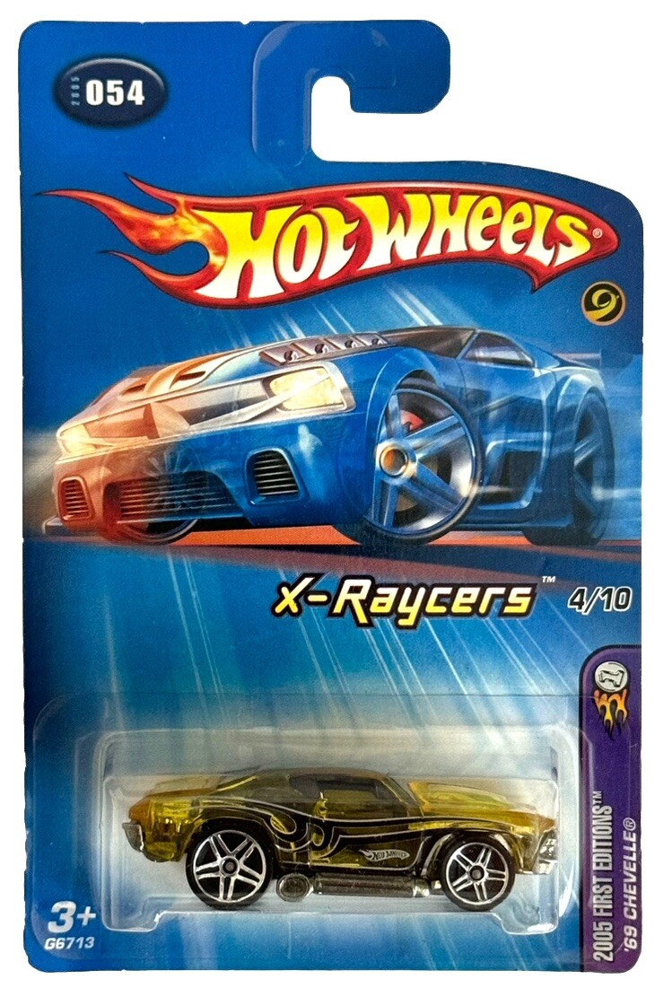 HOT WHEELS '69 CHEVY CHEVELLE X RAYCERS 2005 FIRST EDITIONS | eBay