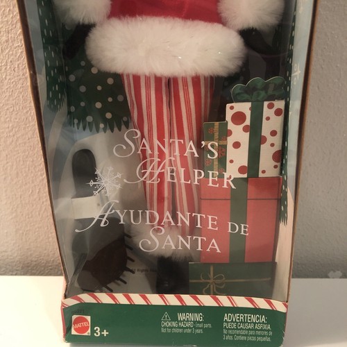 Mattel - 2004 Barbie - 'Santa's Helper' - NEW - Picture 2 of 11