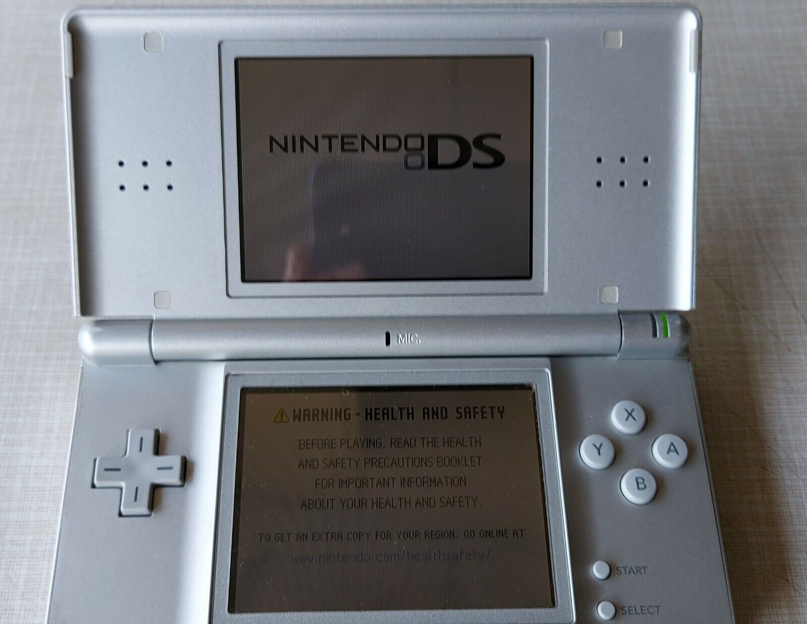 Nintendo DS Lite Game Console Glossy Silver | eBay