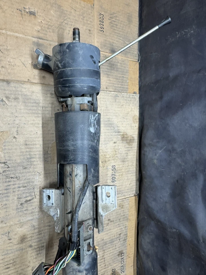 1987-91 Ford f150 f250 F350 Bronco Manual Floor Shift Steering Column Tilt - Imagem 3 de 4